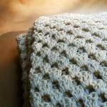 Crochet Afghan White Made To Order